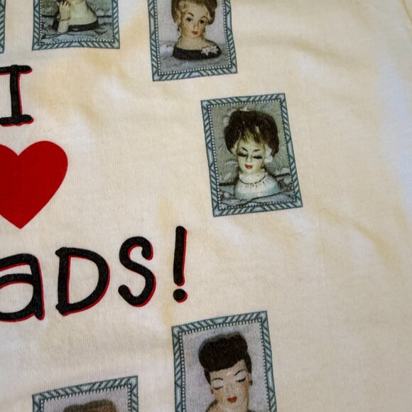 Vintage Kitschy Head Vase T-Shirt Size Med - Picture 8 of 17